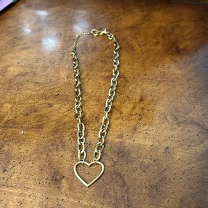 NWOT Heart Chain Necklace